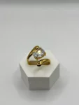 bague avec diamant carré